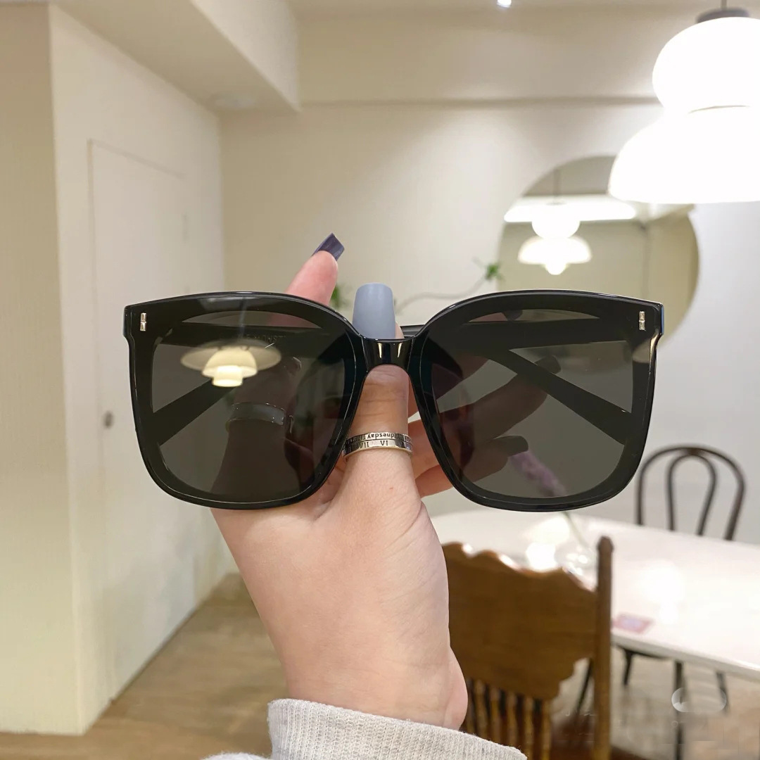 gm墨镜女2021年新款潮韩版网红复古偏光太阳眼镜防紫外线大脸显瘦