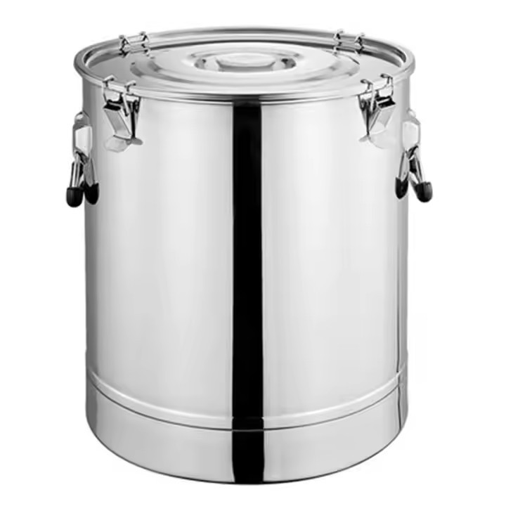 stainless steel tea jar 304 sealed barrel large capacity tangerine peel jar tea transport thickened cooking oil milk rice storage