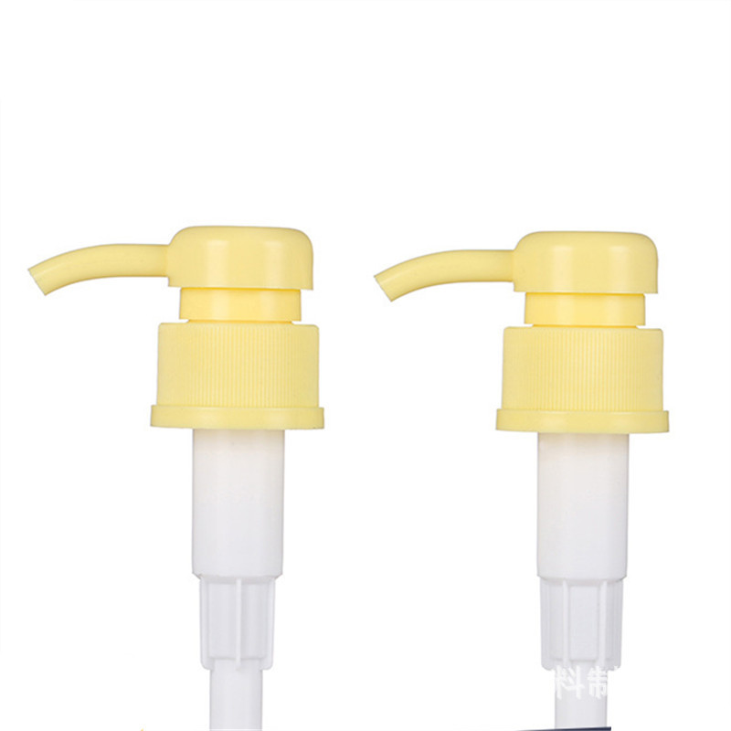 厂家供应30牙强力黄色洗洁精泵头 洗洁精压头 洗手液泵