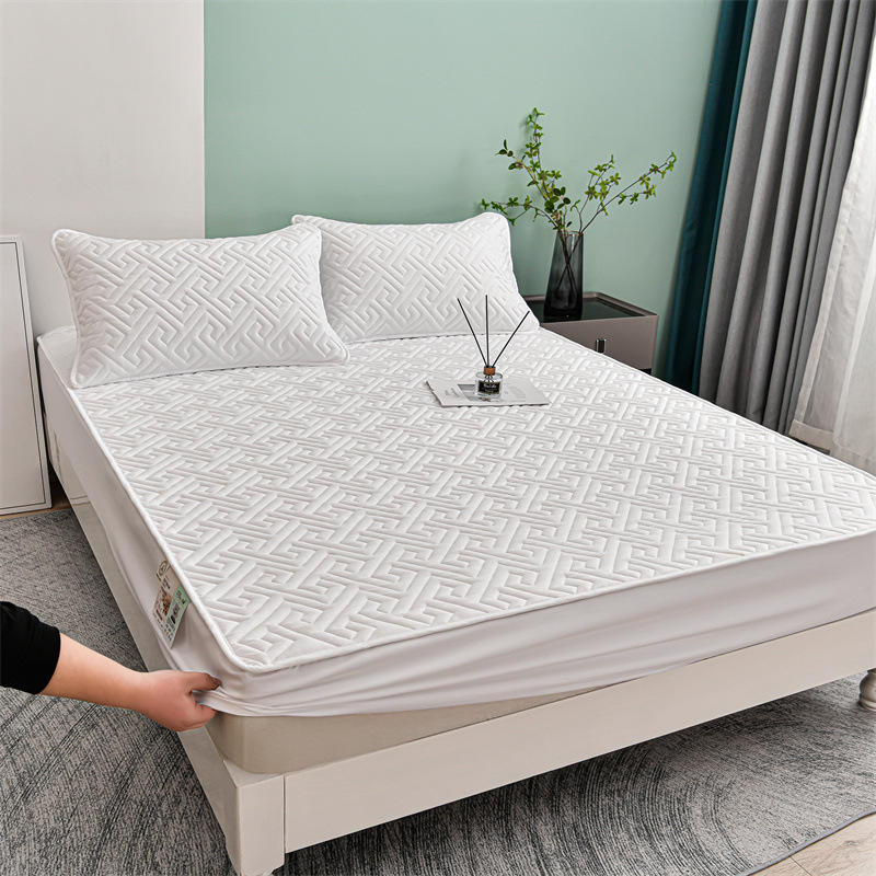 亲肤磨毛加厚夹棉床笠床罩单件床套罩透气席梦思床垫罩保护套