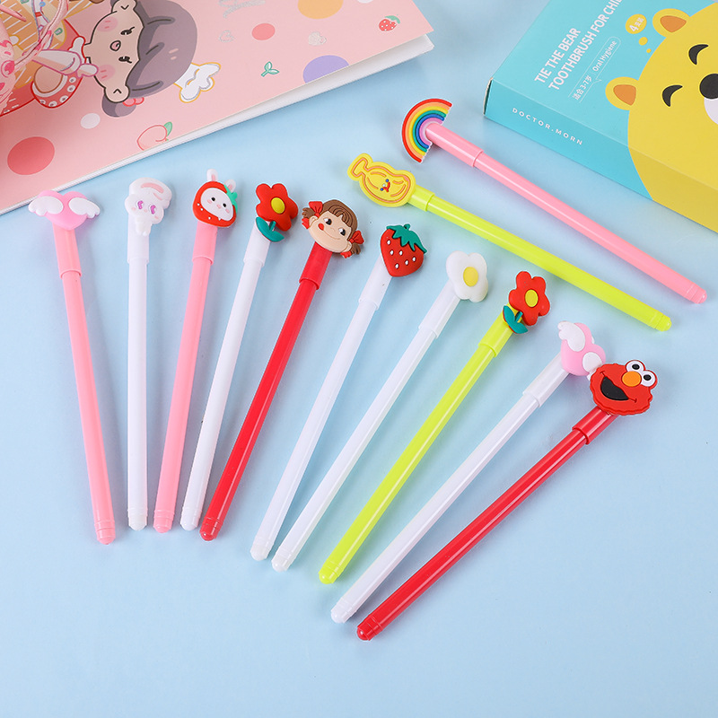 Creative Gel Pen Patch NIS Girl Signature Pen Creative Stationery Gel Pen Gift Writing Smooth Office Supplies