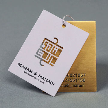 2022年新款服装男装女装吊牌激光镂空个性吊牌烫金免费设计