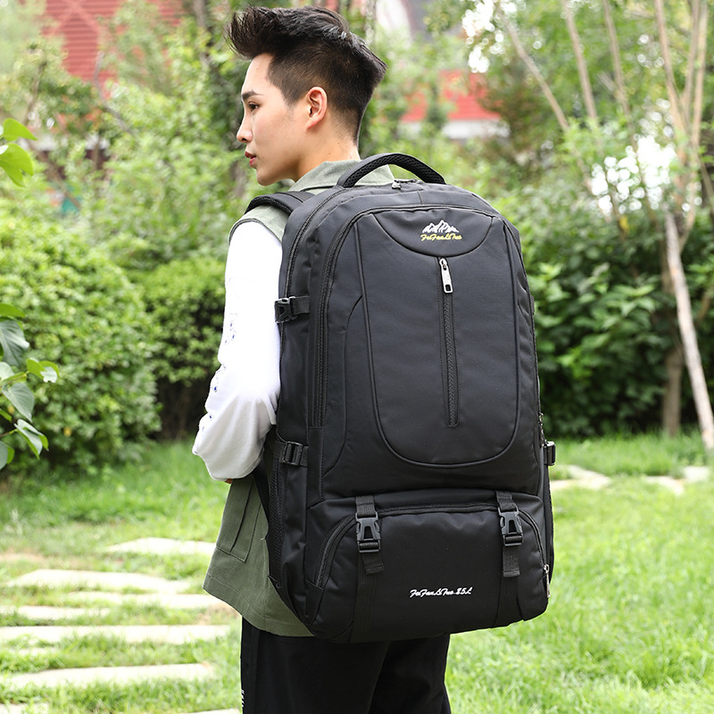 跨境新款男士户外运动双肩包旅行登山包大容量徒步背包东南亚货源