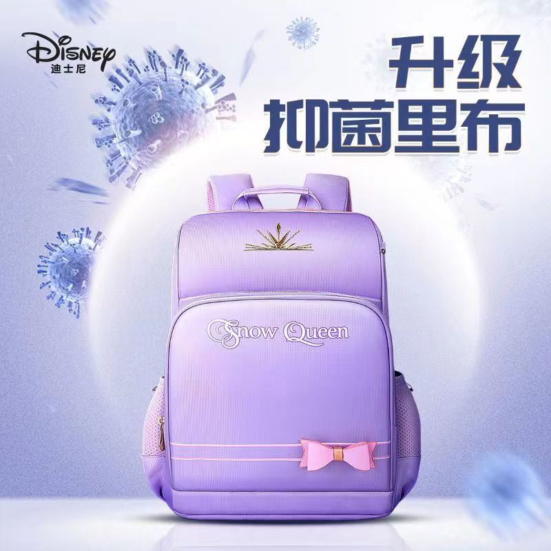 Large Capacity Girl Schoolbag Cartoon Disney Ice and Snow Series College Style Fashion Children Backpack for Elementary School Students