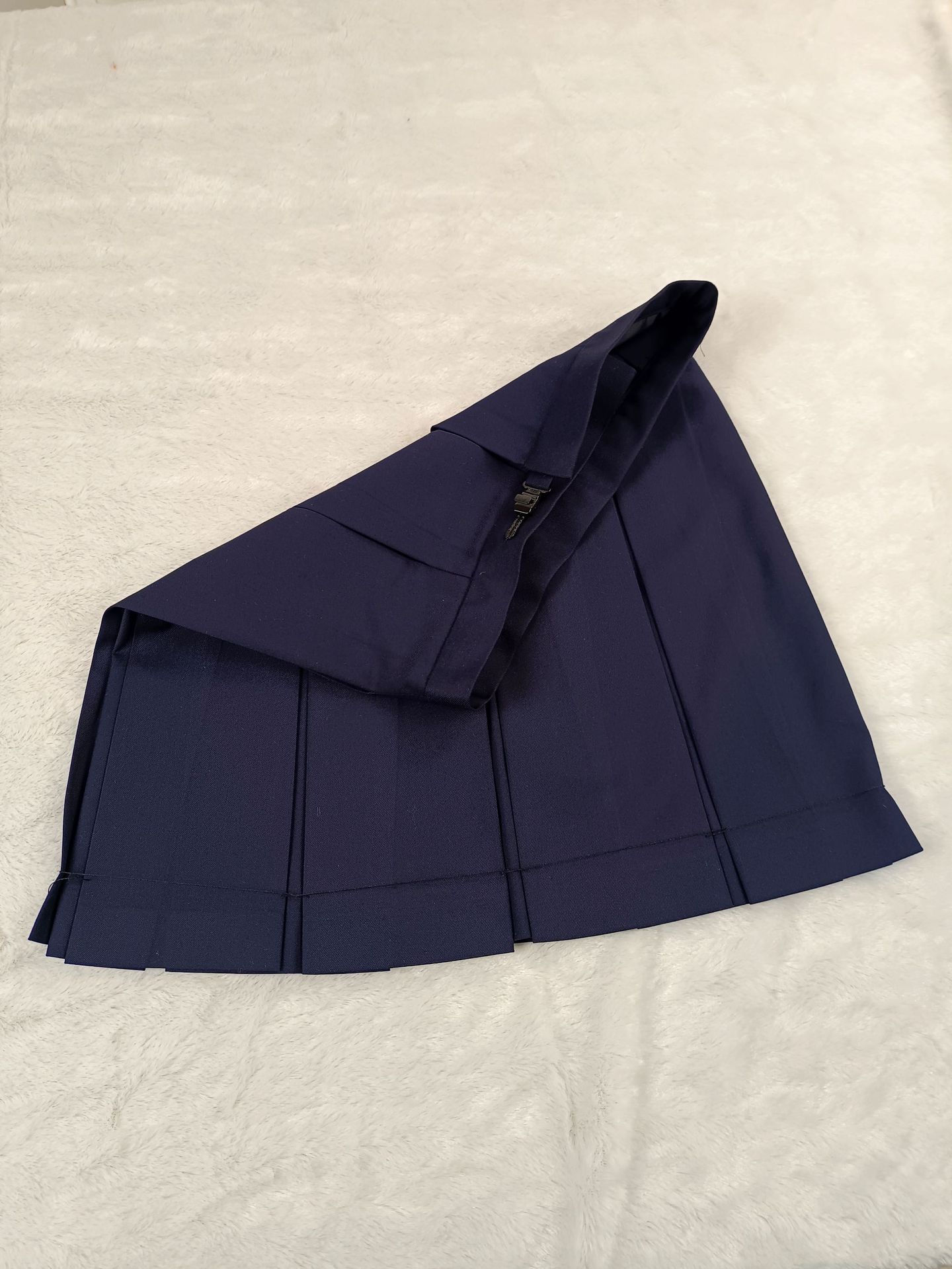 【绀色八箱褶】日系正统日常款tr纯色百褶裙学院风厂家批发 4长度