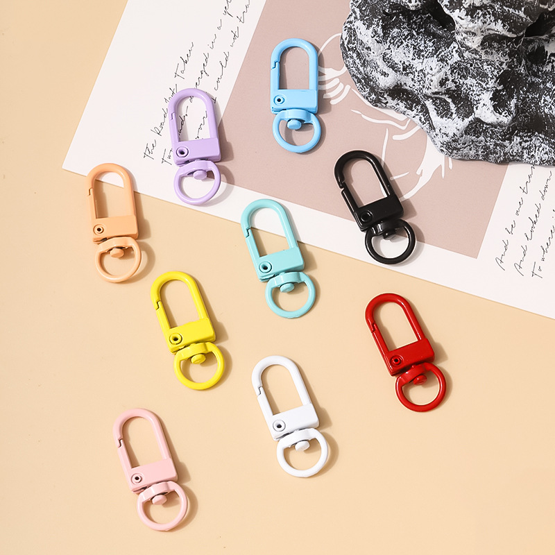 Cross-Border Hot Selling Paint Color Paint DIY Alloy Decoration Accessories U-Shaped Door Latch Hook Bag Pendant Factory Direct Sales