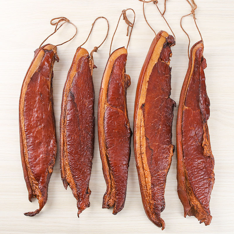 老腊肉农家自制特产土猪烟熏后腿腊肉咸风干腊肉烟熏肉土猪肉