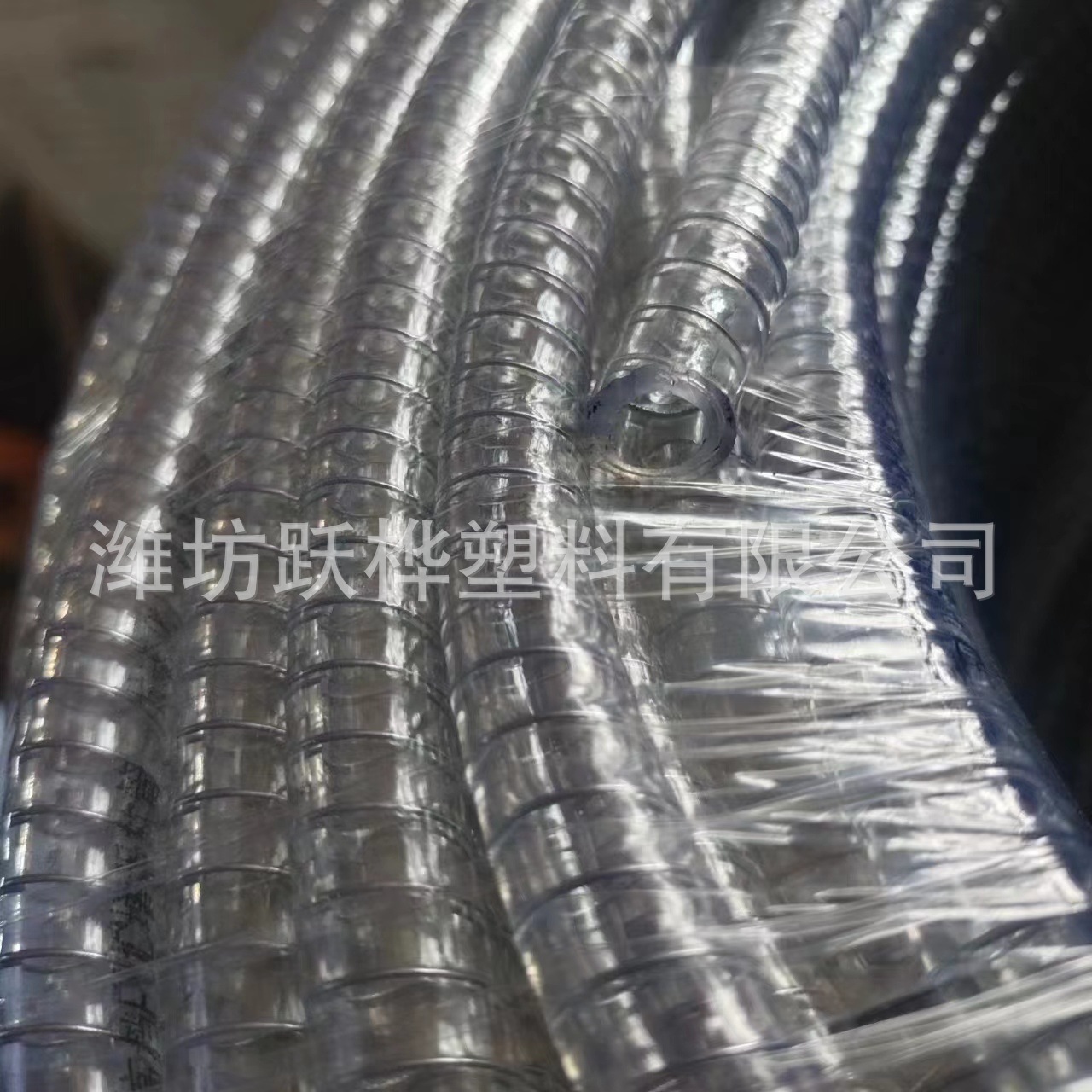 PVC透明钢丝软管内径8mm加厚耐压小口径输送机油增强耐温塑料管