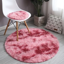 Thick Round Rug Carpets for Kid Room Plush Decora Pile Rug跨