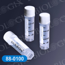 88-9107 巴罗克BIOLOGIX 透明色外旋冻存管1.0ml 管体黑色刻度印