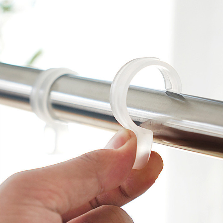 室外晾衣架卡扣式防风钩衣钩晒杆防风勾管卡扣阳台固定衣架防风扣