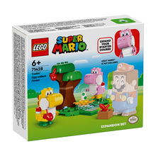 LEGO 乐高马里奥系列 71428森林中的耀西和蛋拼插积木玩具礼物