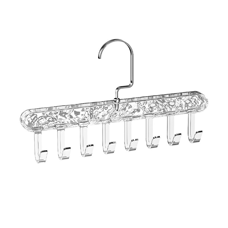 Sling Hanger Multifunctional Underwear Vest Storage Artifact Household Dormitory Plastic Transparent Hook Wave Drying Rack