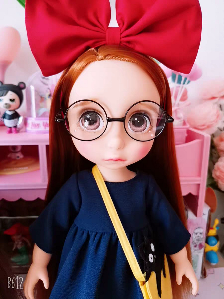 沙龙娃娃可染发可爱洋娃娃改妆成品长发公主玩具礼物白雪公主