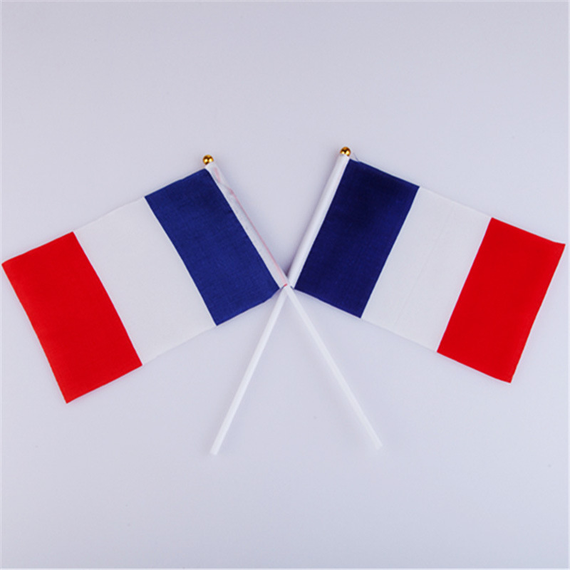 【跨境供应】法国小国旗定制14*21手摇旗大选广告旗帜定做-阿里巴巴