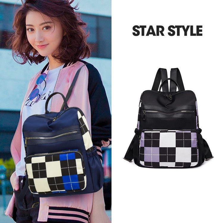 2022 New Fashion Korean Style Schoolbag Mummy Bag Women's Backpack Women's Casual Korean Style All-Matching Bag