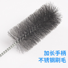 加长柄管道刷金属木材内孔除锈去污打磨清理圆形工业钢丝刷铜丝刷