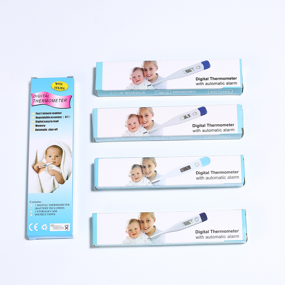 Foreign Trade Hard Head Electronic Thermometer Household Underarm Digital Thermometer Children's Oral Medical Thermometer Double Cut