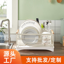 不锈钢碗盘沥水架桌面筷子餐具收纳架厨房水槽多功能置物架碗碟架