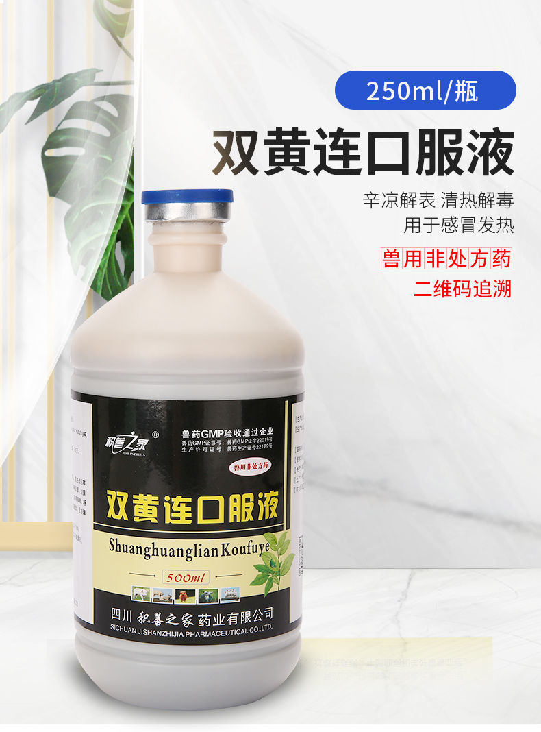 兽用双黄连口服液猪牛羊鸡鸭鹅禽用感冒现货供应