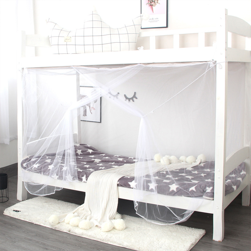 夏季蚊帐学生宿舍上铺寝室下铺高低床上下床单人床大学寝室蚊帐