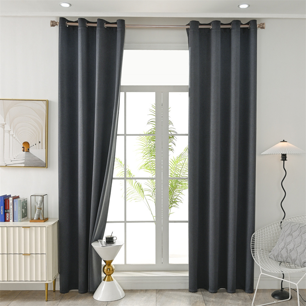 跨境亚马逊代发绍兴外贸遮光布窗帘高精密卧室客厅成品curtains