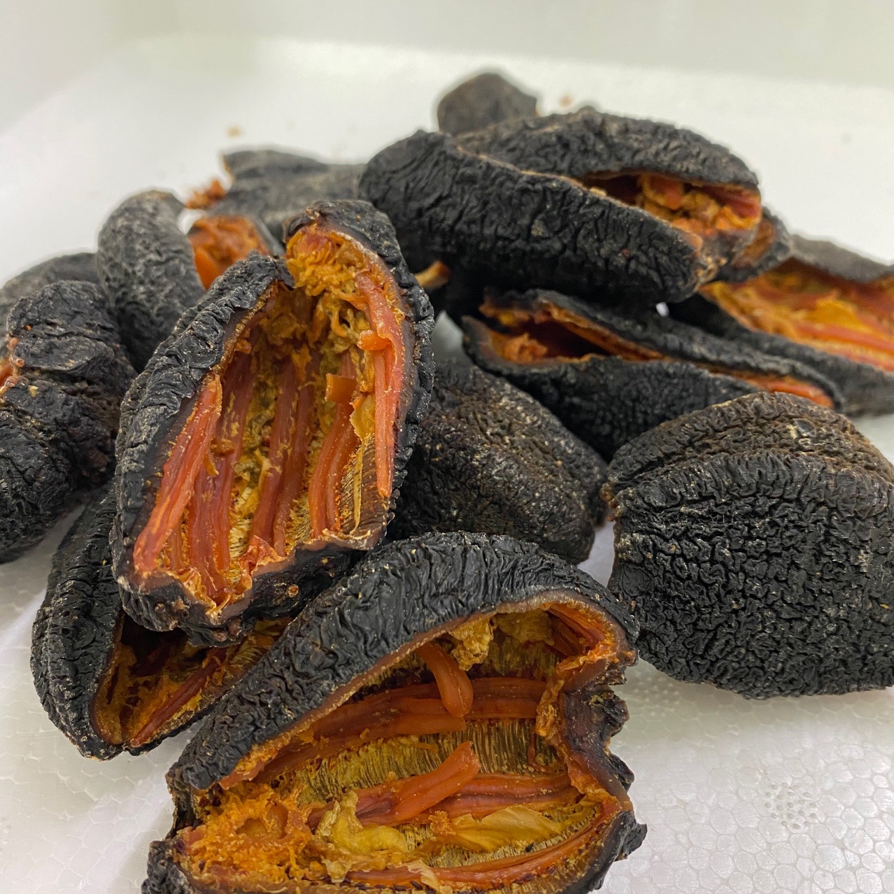 加拿大红极参皮足干海参叶瓜参美国淡干海味脆筋泡发高一件代发