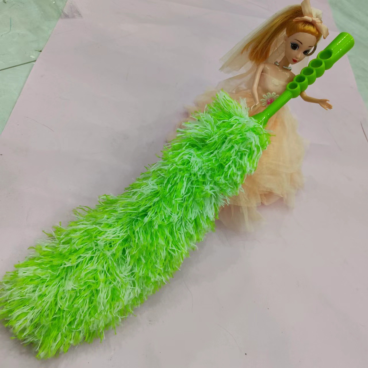 New Polyester Fiber Dust Brush Microfiber Dust Remove Brush Starry Sky Color Duster Factory Dust Sweeping Wool Duster 0766