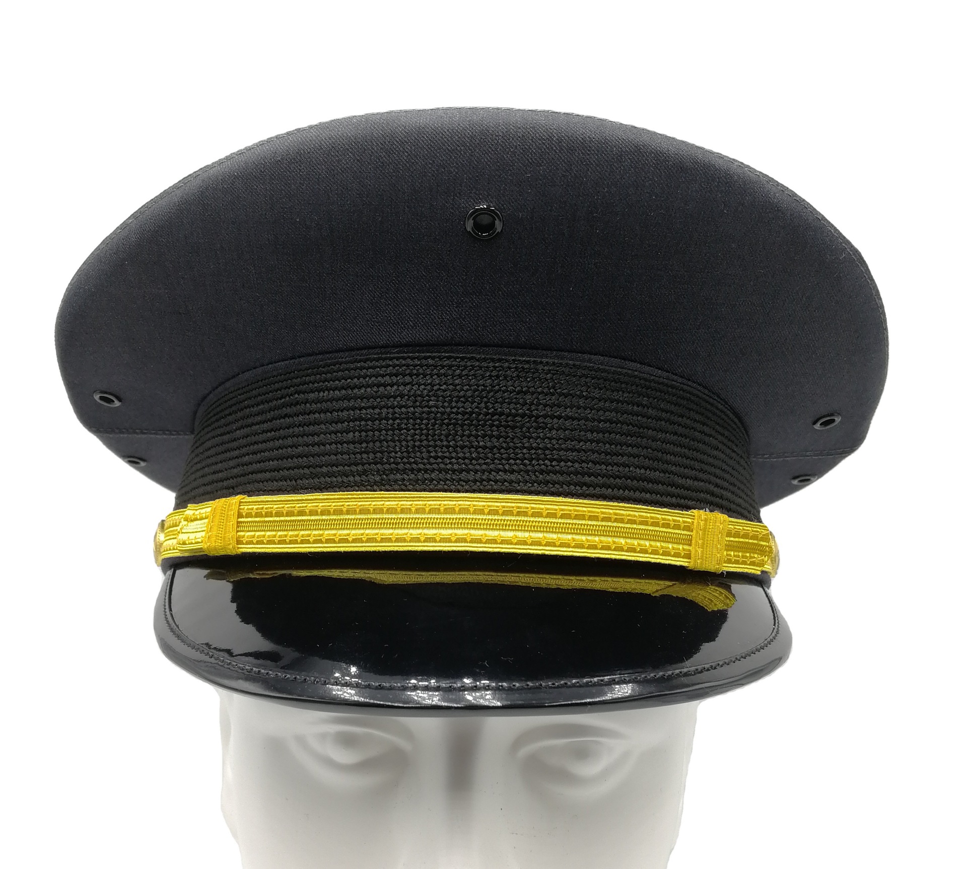 批发天津航空大盖帽男款飞行员帽乘务员帽航空公司帽海航飞行帽