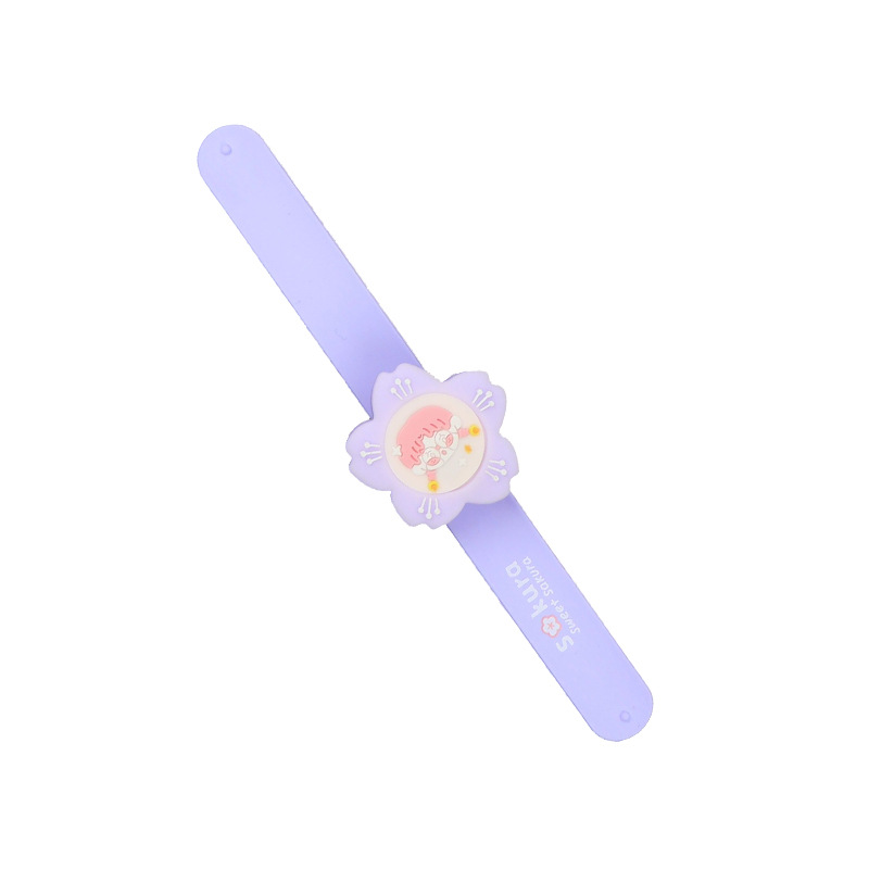 New Flash Rotating Gyro Mosquito Repellent Bracelet Creative Cute Children Mosquito Repellent Rotating Flash Ring Pop Wholesale