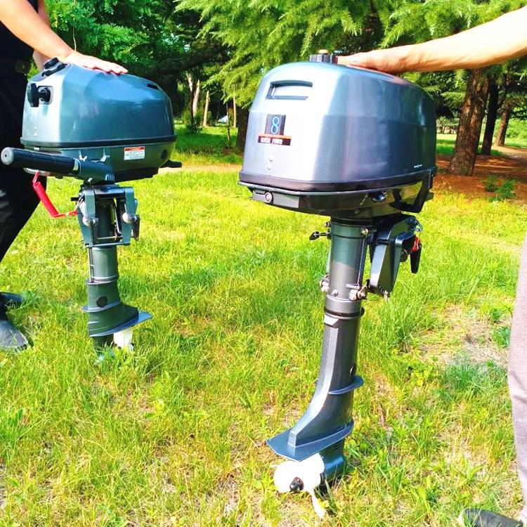 冲锋舟橡皮艇挂桨机橡皮艇推进器艇舷外机30hp供应