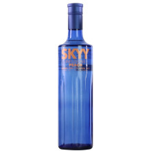 SKYY VODKA/深蓝蜜桃口味伏特加 深蓝配制酒 美国进口洋酒 750ml