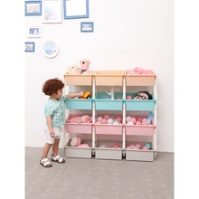 玩具收纳架儿童玩具宝宝置物架子多层分类箱归纳整理柜书架家用