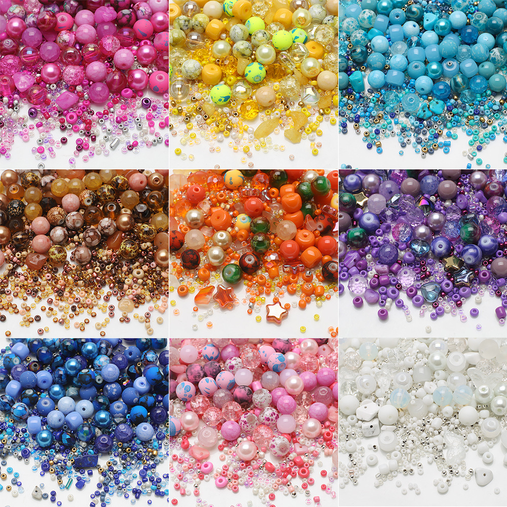 diy ornament bracelet string beads small rice-shaped beads scattered beads jewelry accessories key accessories