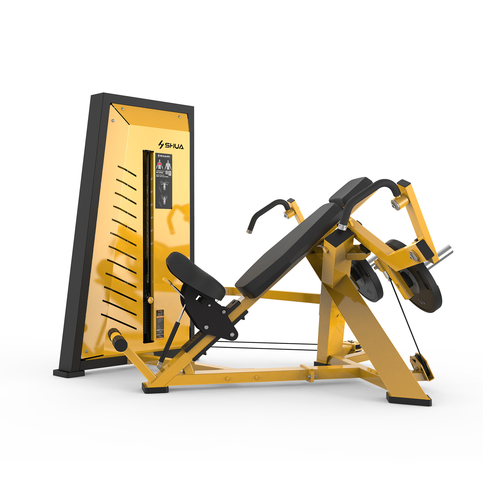 舒华健身房俱乐部力量器材sh-g7802卧姿飞鸟训练器械