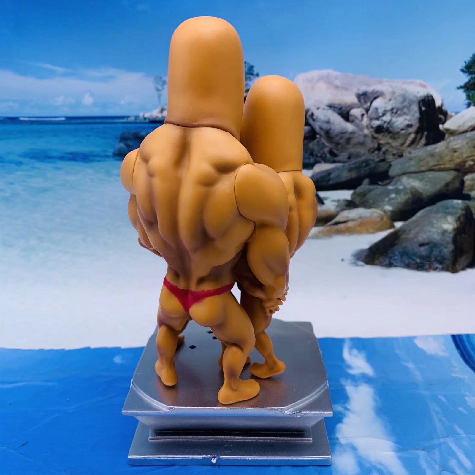 动漫周边 肌肉猛男 gk 地鼠三兄弟 搞笑抖音潮玩 模型盒装手办