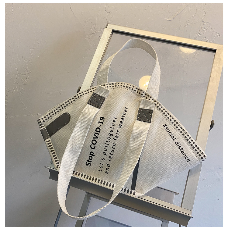 秋冬网红口罩包包女2020新款创意大容量托特单肩包流行手提休闲包