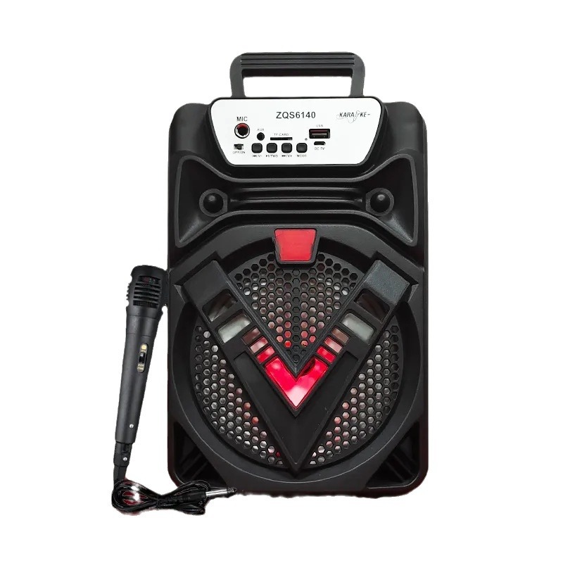 5寸蓝牙音箱大音量户外便携式广场舞低音炮家用话筒k歌电脑音响