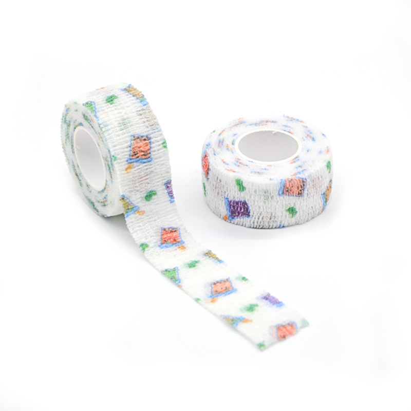 Finger Guard Bandage Wholesale Writing Self-Adhesive Bandage Finger Bandage Non-Woven Elastic Bandage Pet Tattoo Bandage