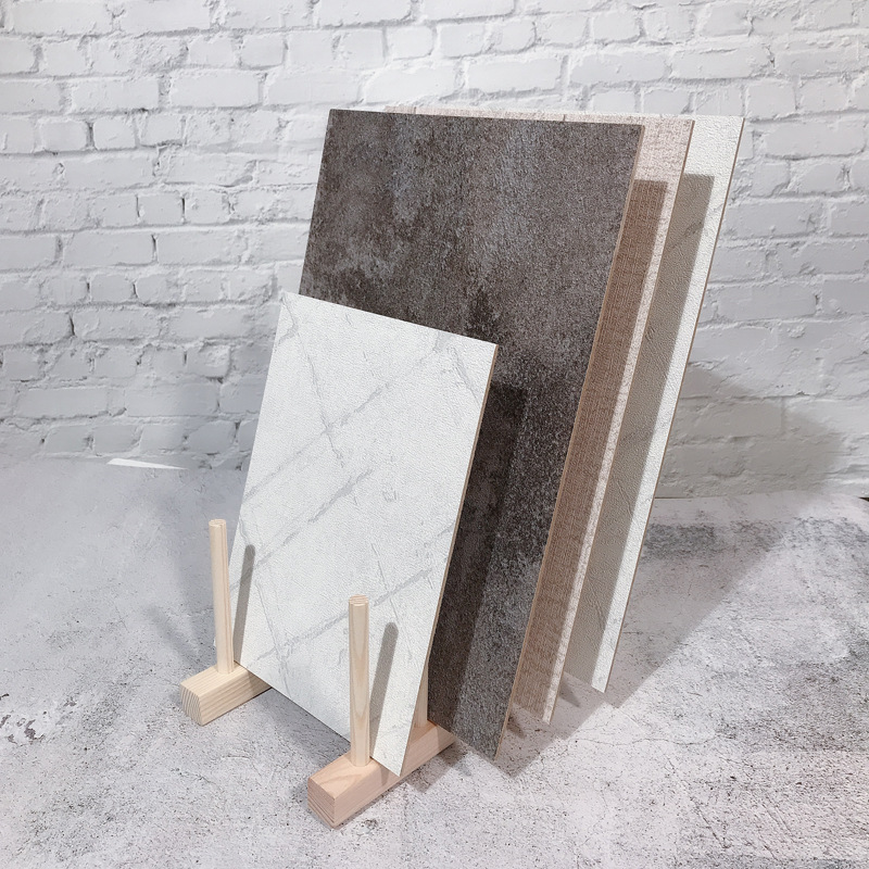 日系美甲款式拍照展示板 凹凸立体磨砂浮雕背景木质硬板展架道具