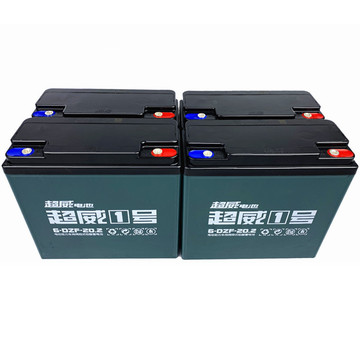 电动三轮车电池超威 36v48v60v72v20ah铅酸电瓶 6-dzf-20超威电池