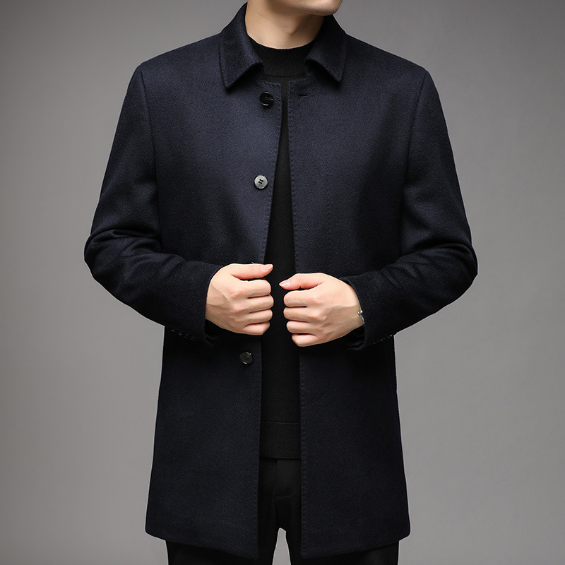 时尚风衣男图片