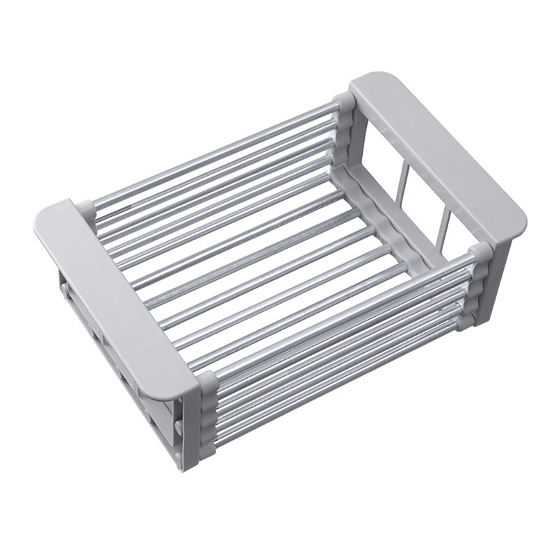 Sink Sink Drain Rack Washing Basin Drain Basket Stainless Steel Drain Pool Filter Retractable Kitchen Basket Kitchen