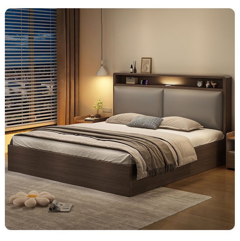 5米家用卧室1.8米双人床小户型1.2m出租屋简约单人床成人-阿里巴巴