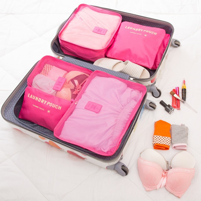 Travel Buggy Bag Luggage Organizing Bag Clothes Underwear Sub-Packing Cosmetic Bag Moisture-Proof Suit Travel Wash Bag