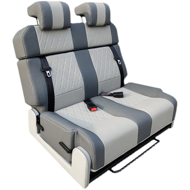 房车座椅改装折叠床卡座座椅变床款升级改装三人总成旅游折叠豪华