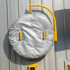 可拆卸蒸汽阀门人孔保温隔热套保温衣管道保温罩玻璃棉