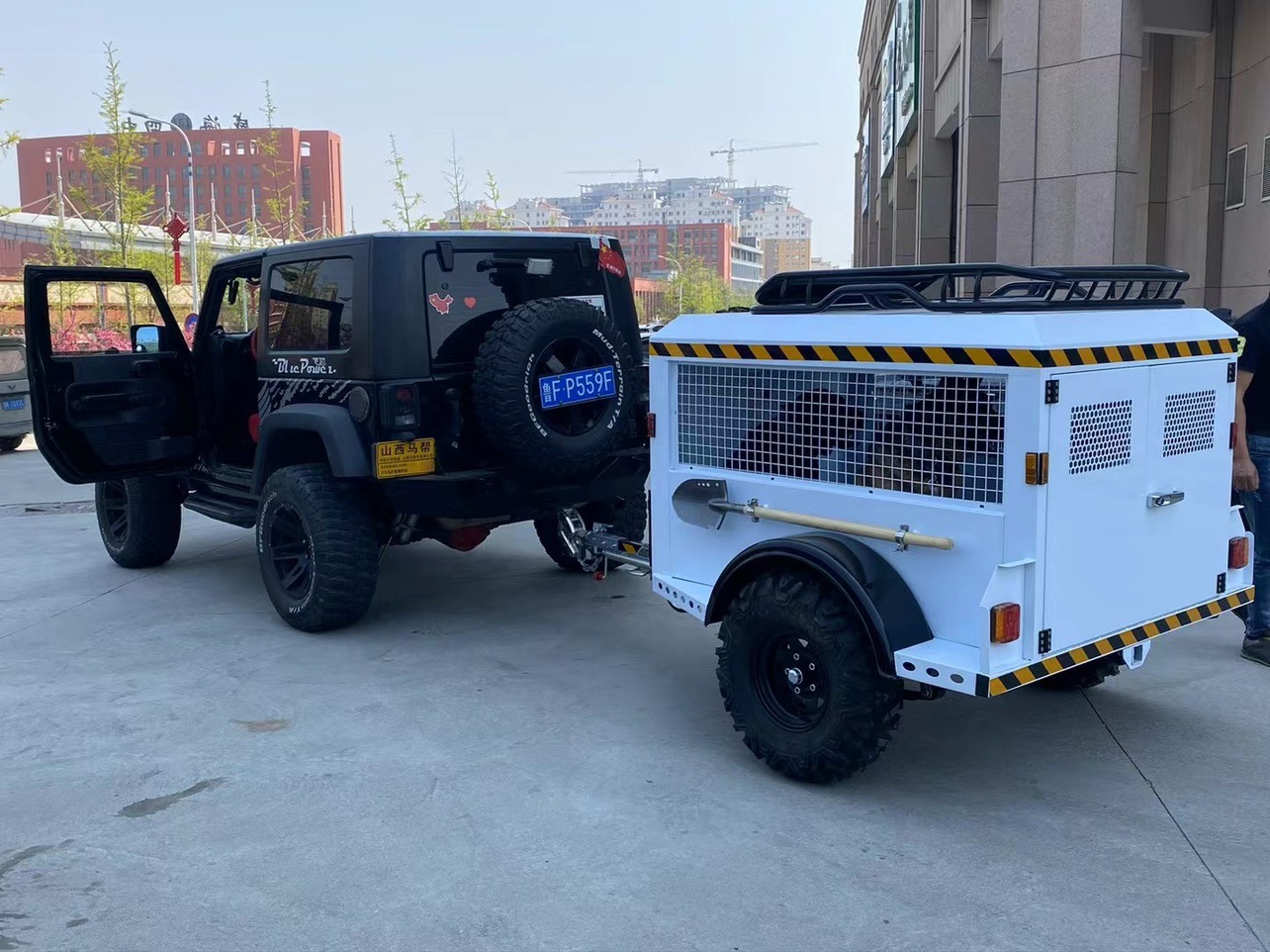 宠物拖板车宠物拖车宠物拖斗宠物旅居车露营房车拖挂越野全新升级