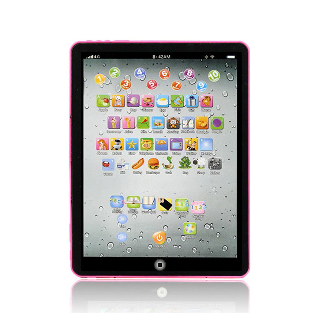 外销热卖英文俄文ipad儿童益智迷你早教学习机批发