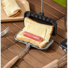 三明治夹烤盘煎锅模具家用早餐吐司蛋包饭面包铝合金厨具不沾燃气